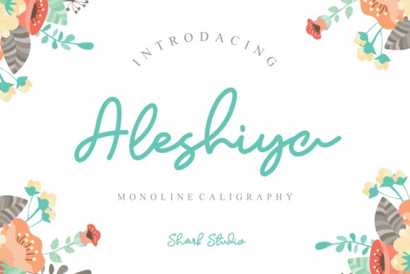 Aleshiya Font: Adding Delicate Charm to Brand Identity