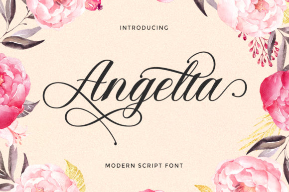 Angelta: A Handwritten Font for Elegant Web Design