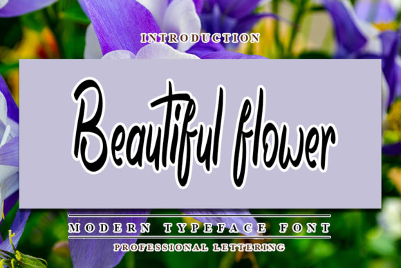 Beautiful Flower: A Charming Font for Creative Makers