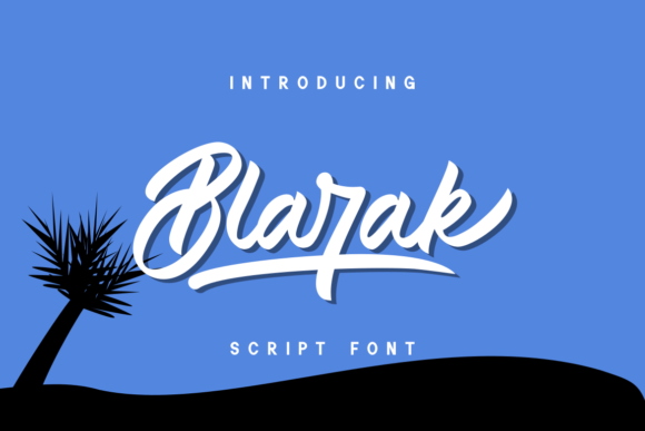 Blarak: A Handwritten Font for Crafters and Creators
