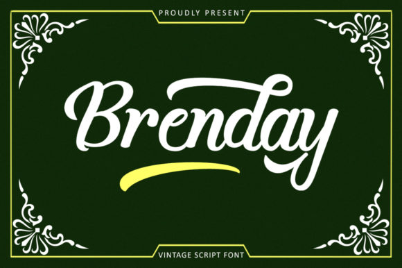 Brenday: A Retro Handwritten Font for Bold Web Design