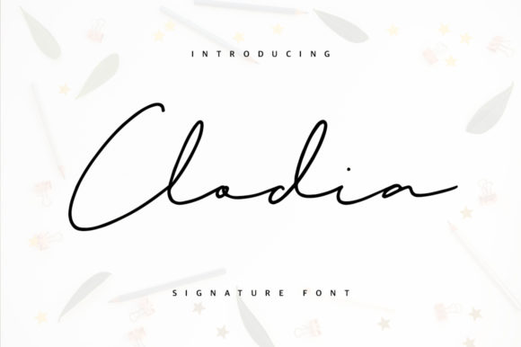 Clodia: A Handwritten Font for Creative Web Design