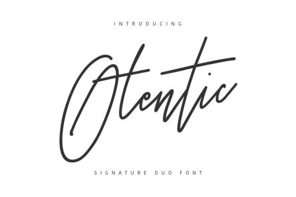 Discover Otentic: A Masterfully Designed Script Font