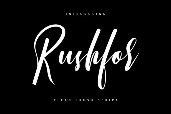 Discover Rushfor: A Versatile Handwritten Font for Designers