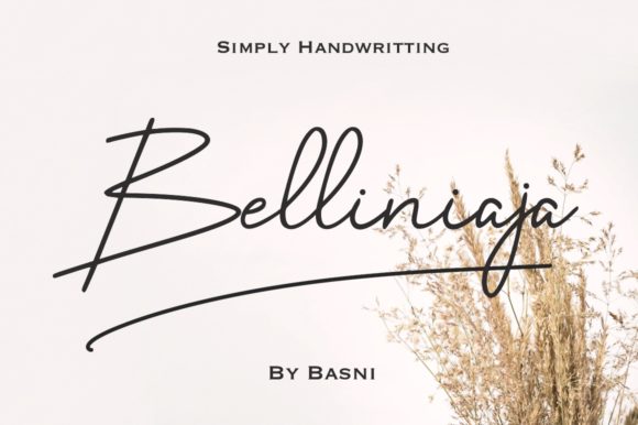 Elevate Your Craft with Belliniaja: A Versatile Handwritten Font