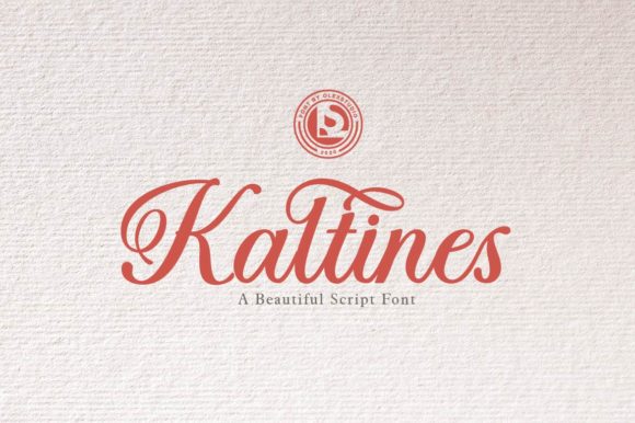 Elevate Your Craft with Kaltines: A Premium Script Font