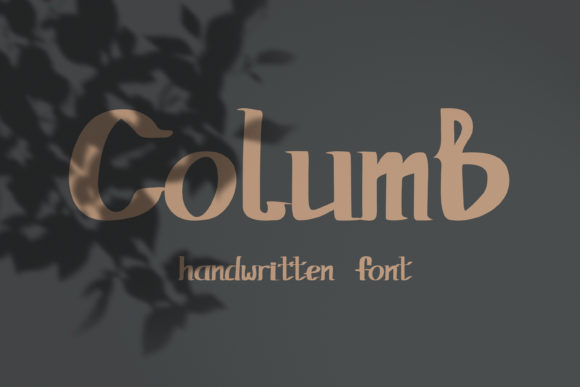 Enhance Your Brand with Columb: A Premium Handwritten Font
