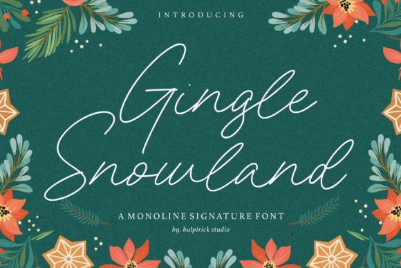 Enhance Your Brand with Gingle Snowland: A Versatile Script Font