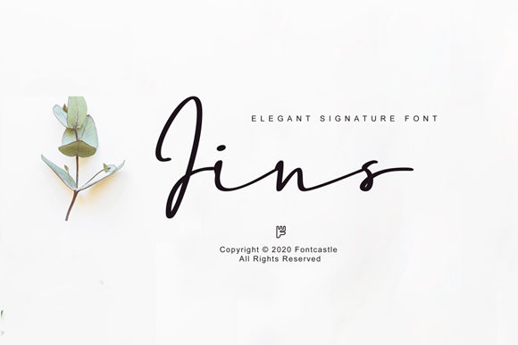 Enhance Your Brand with Jins: A Delicate Handwritten Font