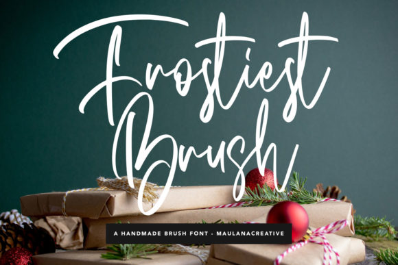 Enhance Your Web Design with Frostiest Brush Font