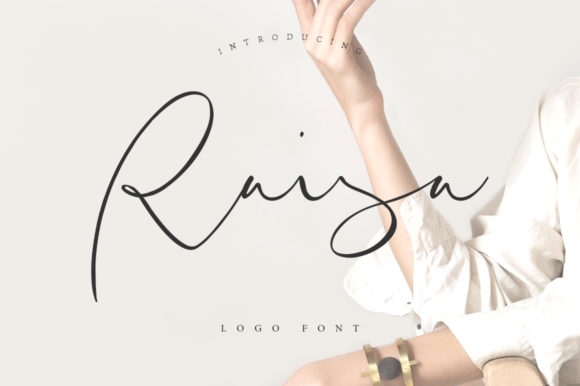 Experience Raisa: A Luxurious and Modern Script Font
