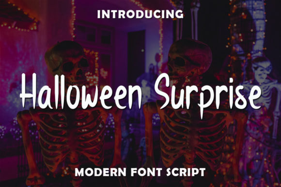 Halloween Surprise: A Spooky Handwritten Font for Creative Makers