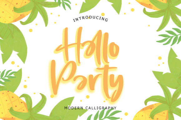 Hello Party: A Handwritten Font for Your Brand's Personality