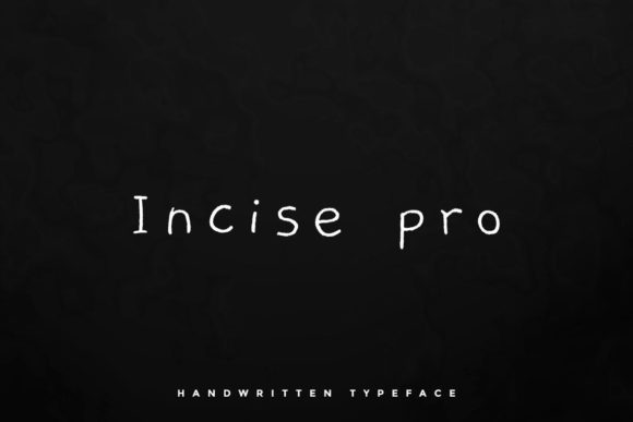 Incise Pro: A Handwritten Font for Distinctive Web Design