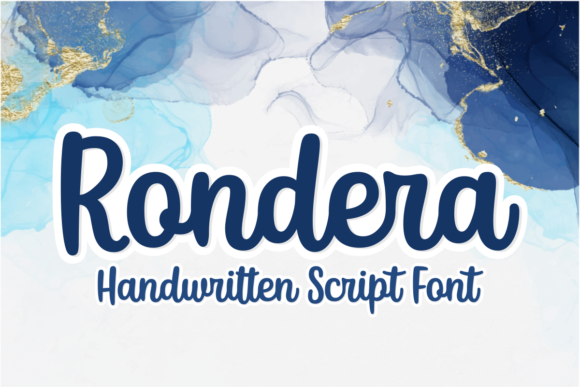 Rondera: A Script Font with Elegant Flow