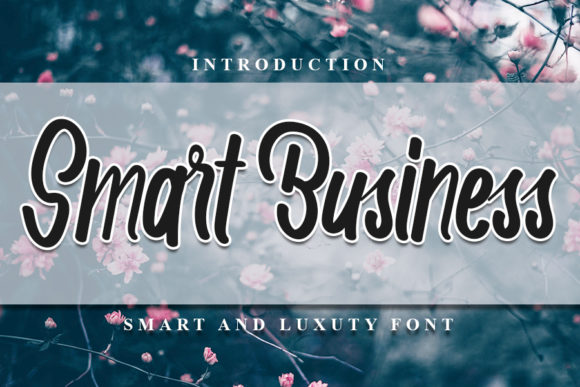 Smart Business: A Handwritten Font for Editorial Elegance