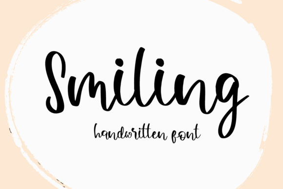 Smiling: A Friendly Handwritten Font for Creative Makers
