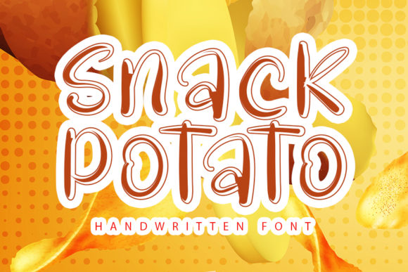 Snack Potato Font Review: Sweet Handwritten Type for Branding