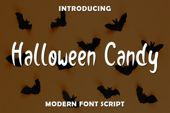 Spooky and Fun: Halloween Candy Font for Crafters