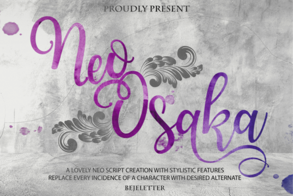 Transform Your Brand with Neo Osaka: A Stylish Script Font