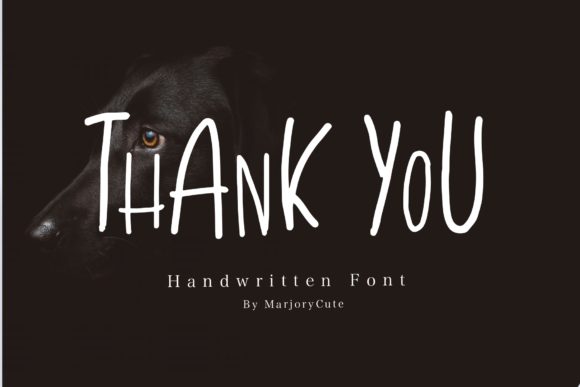 Transform Your Brand with Thank You: A Charming Handwritten Font