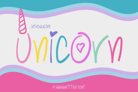 Unicorn: A Joyful Handwritten Font for Editorial Design