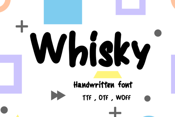 Whisky: A Handwritten Font for Creative Editorial Design